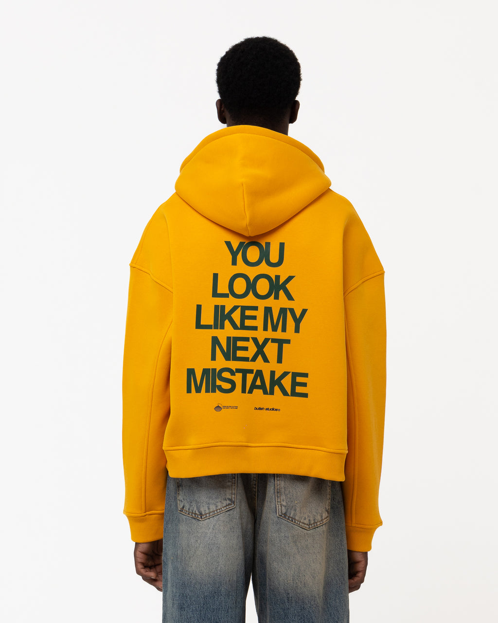 NEXT MISTAKE YELLOW HOODIE