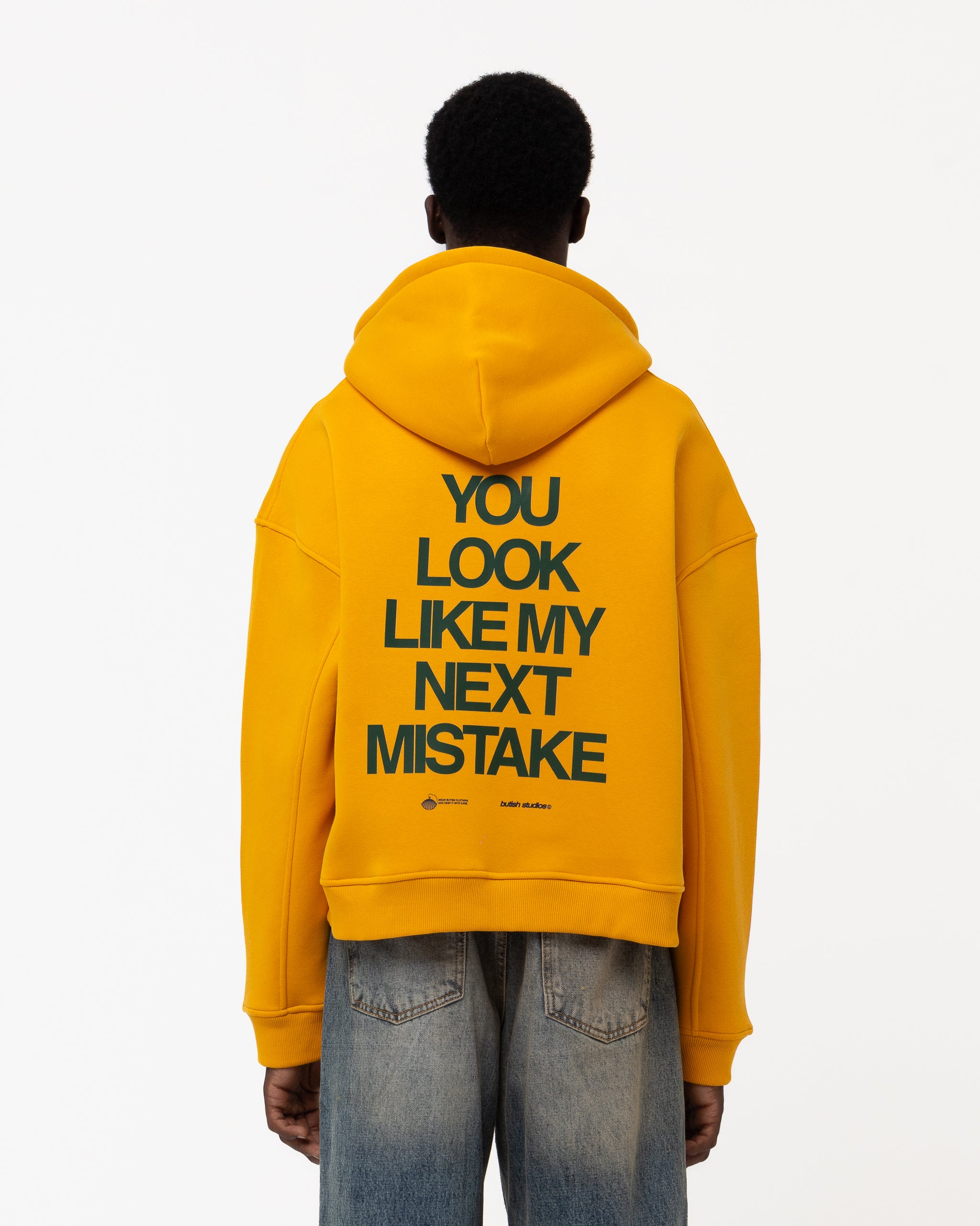 NEXT MISTAKE YELLOW HOODIE