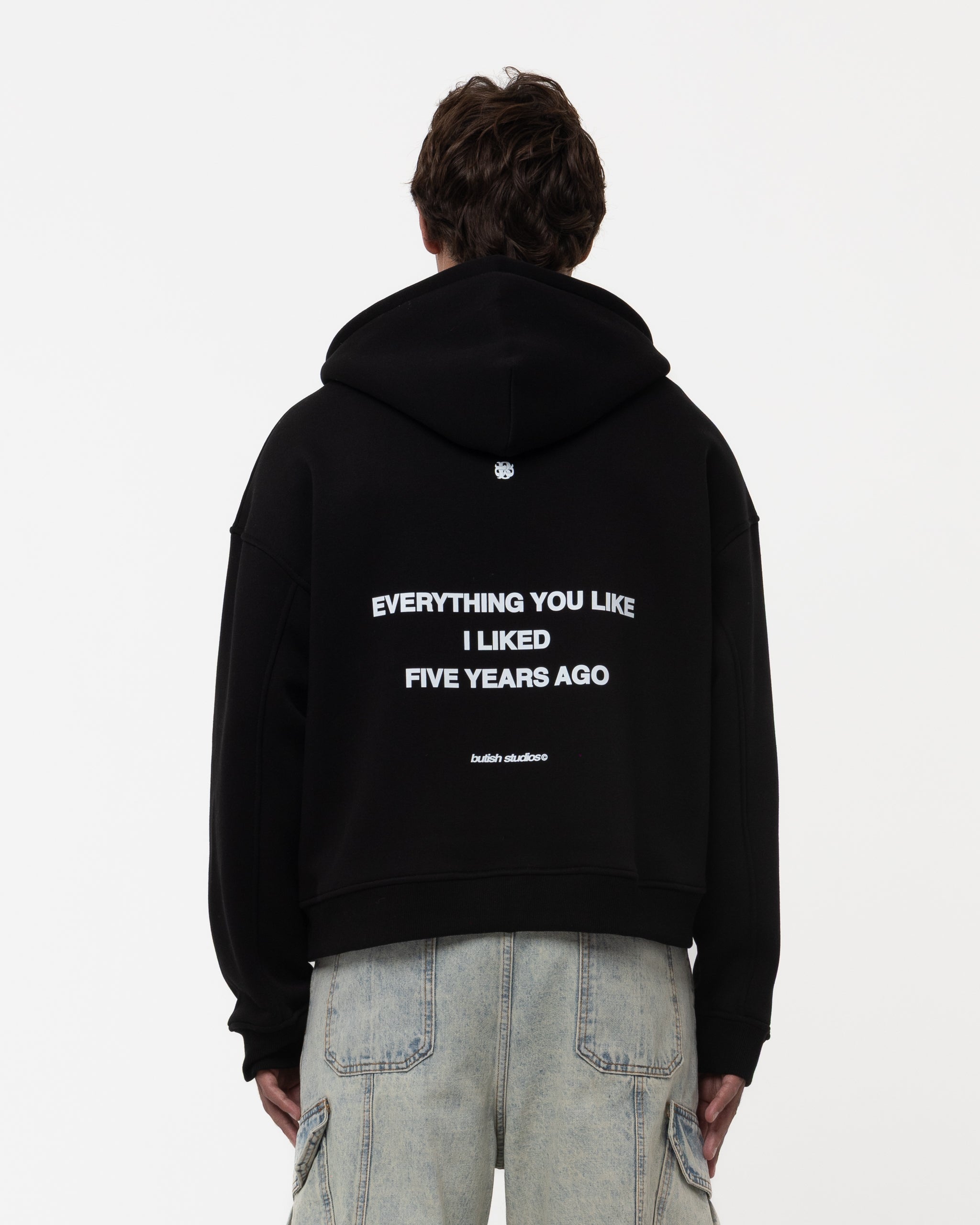 FIVE YEARS AGO BLACK HOODIE