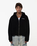 Butish completo oversize felpato grigio cappuccio tasconi orlo pantaloni