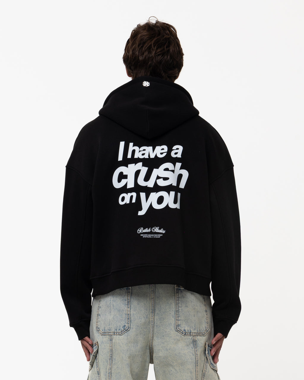 CRUSH ON U BLACK HOODIE