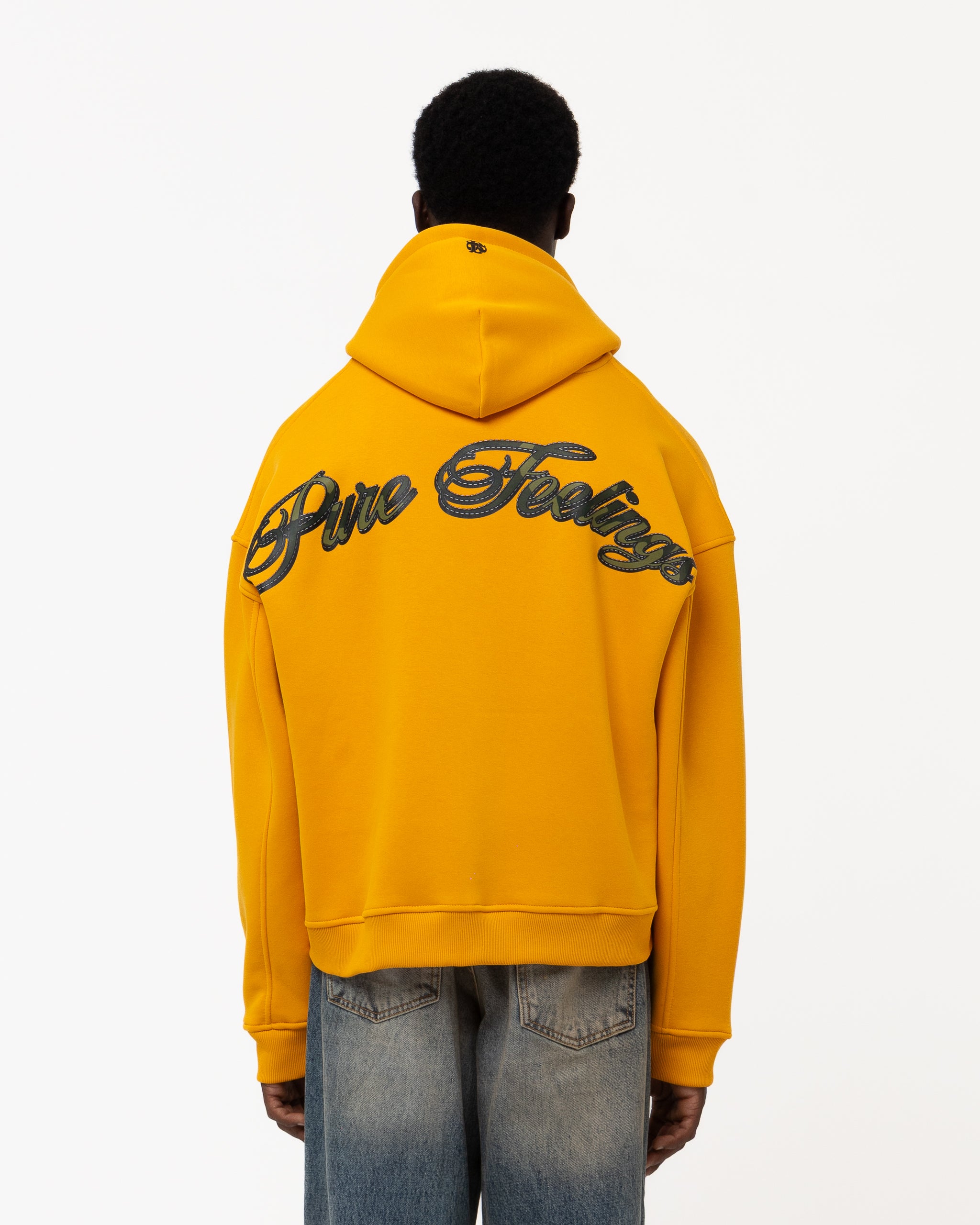 PURE FEELINGS YELLOW HOODIE
