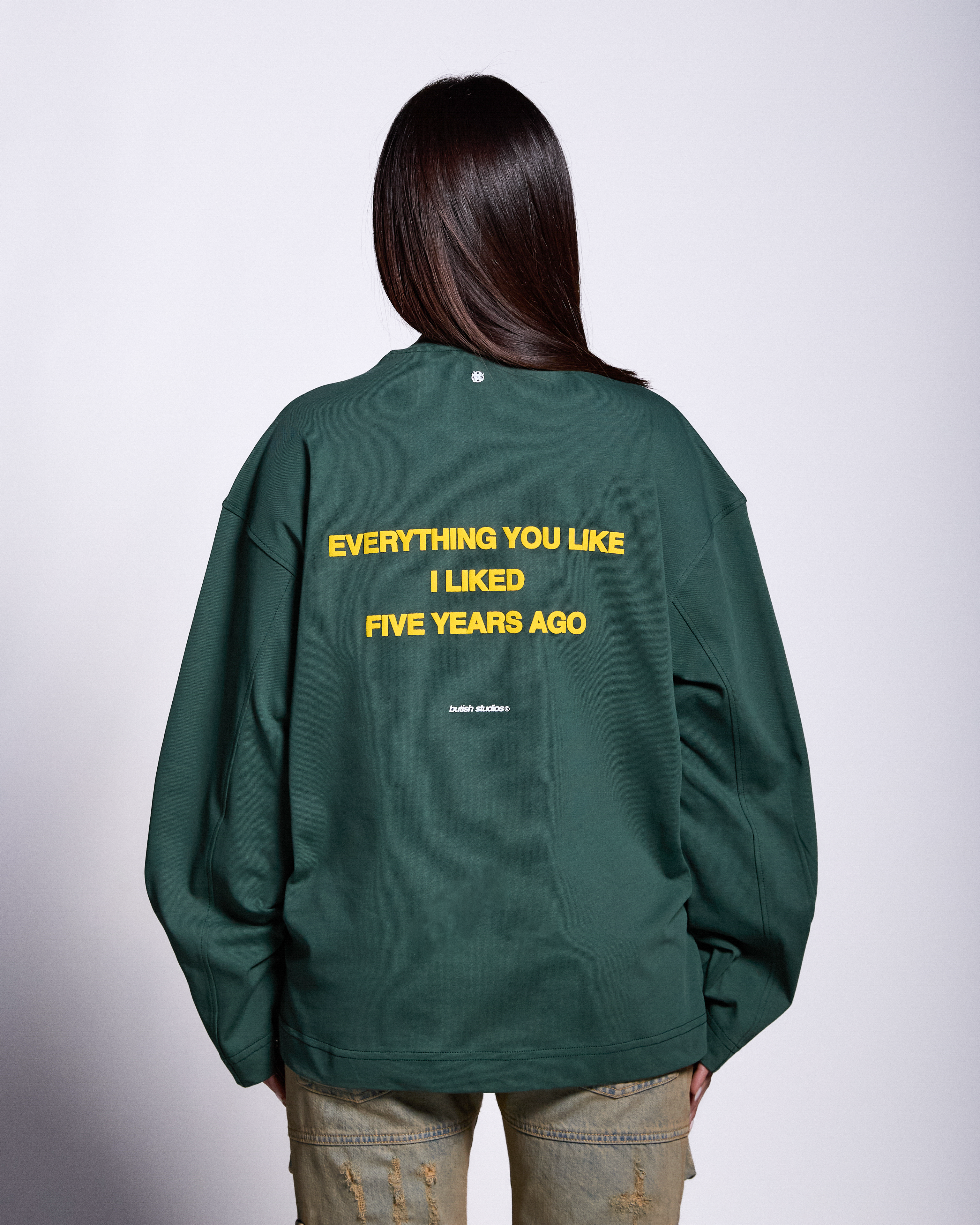 FIVE YEARS AGO GREEN LONG SLEEVE