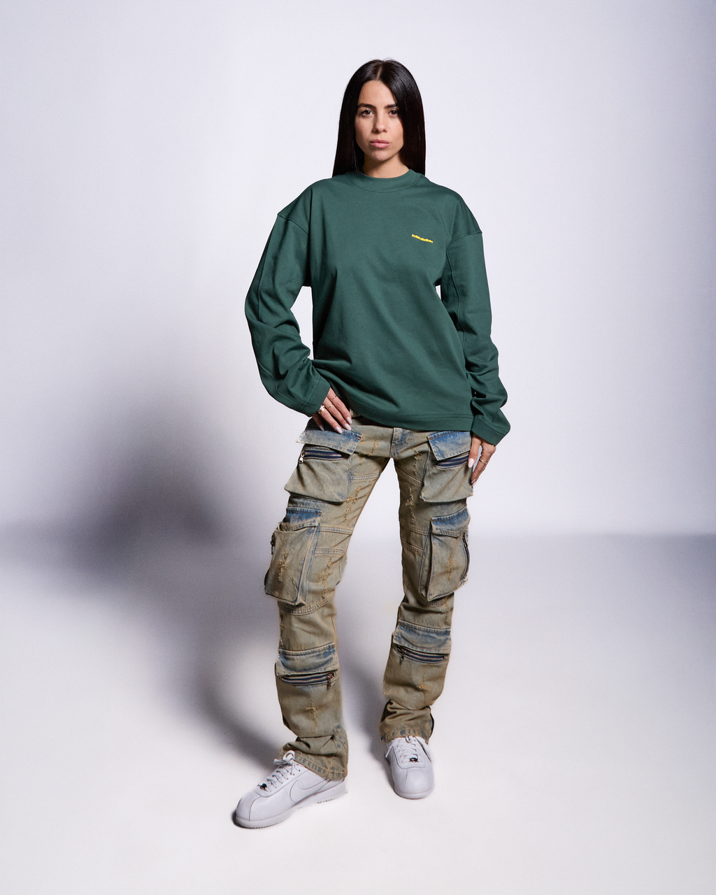 FIVE YEARS AGO GREEN LONG SLEEVE