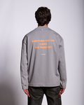 Butish felpa oversize cotone nero cappuccio zip polsini tasca