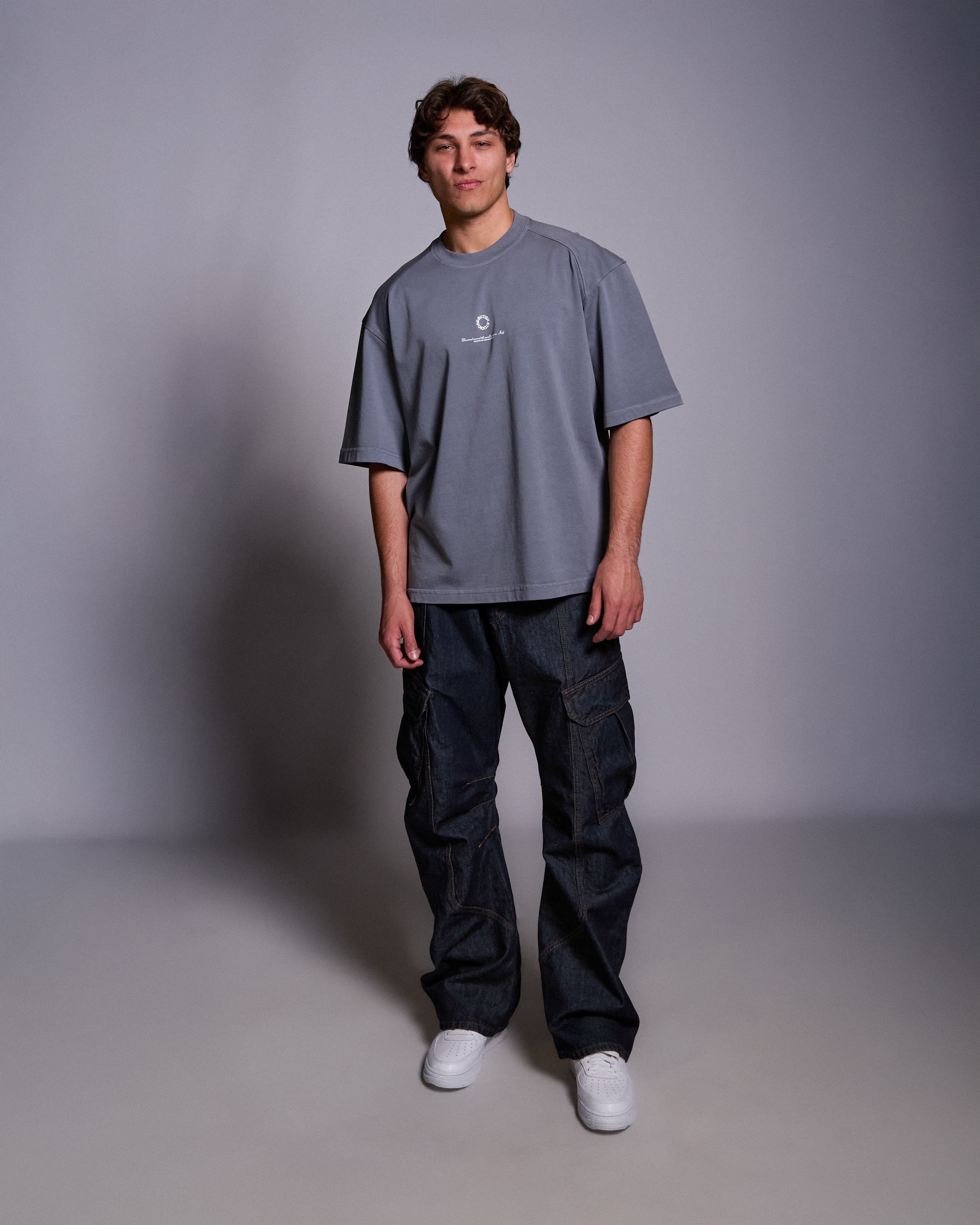 Butish T-shirt uomo cotone nera girocollo manica corta