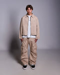 Butish t-shirt oversize cotone grigio stampa manica corta girocollo