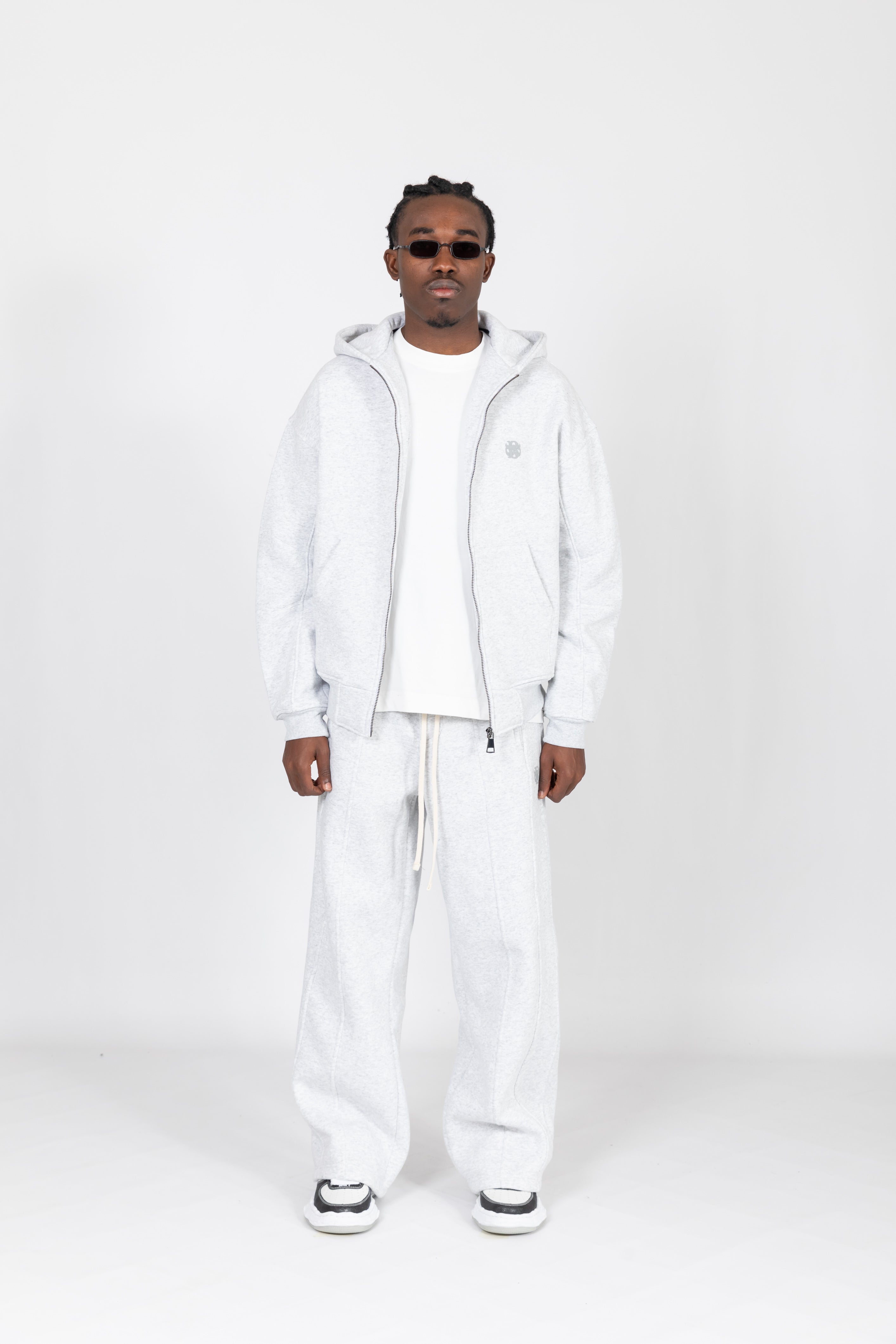 GREY BOXY FIT TRACKSUIT