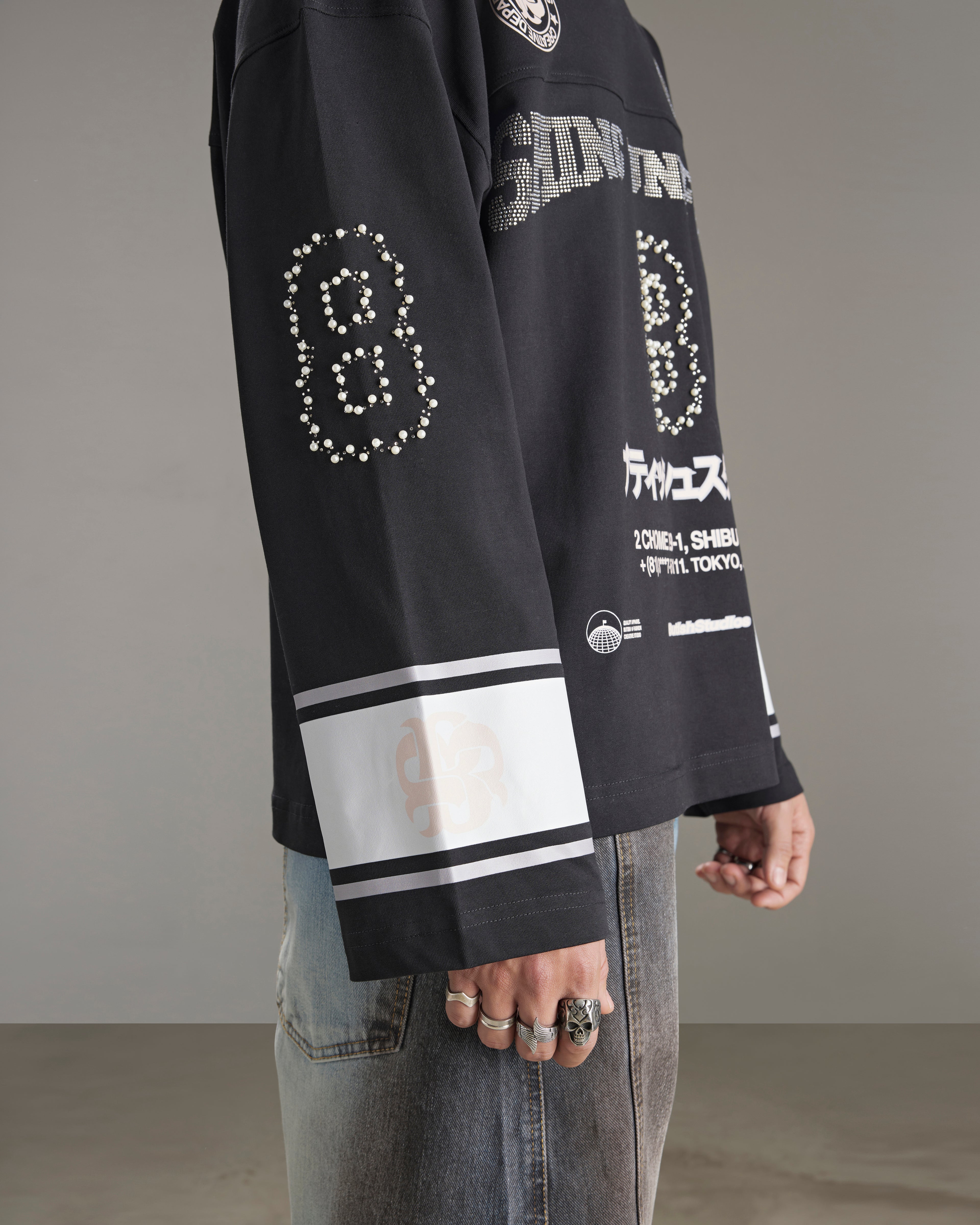 SHINING UNIFORM LONGSLEEVE - BLACK