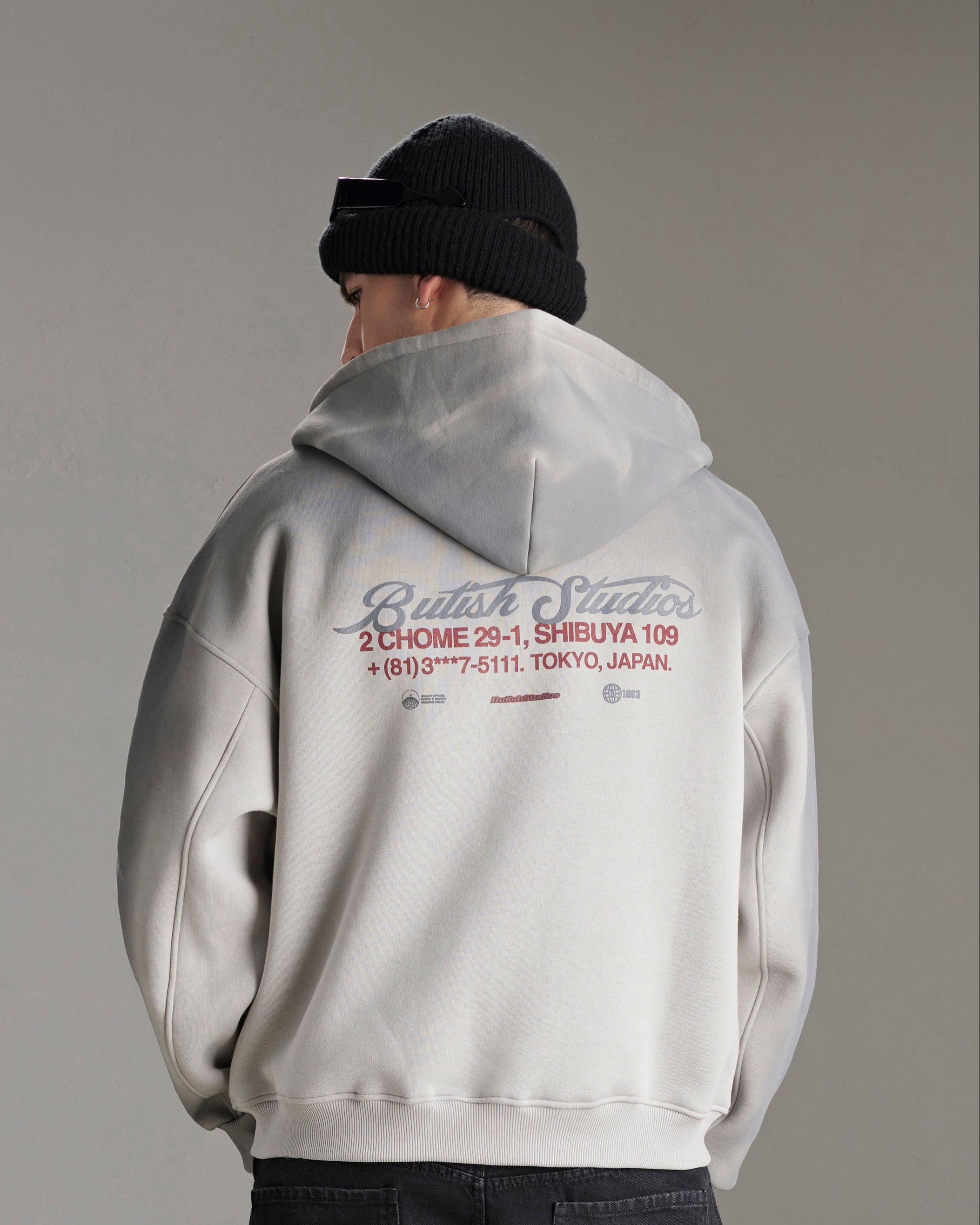 SHIBUYA DISTRICT HOODIE — ASH FADE