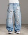 Butish Felpa Oversize Cappuccio Cotone Nera Manica Lunga Tasca