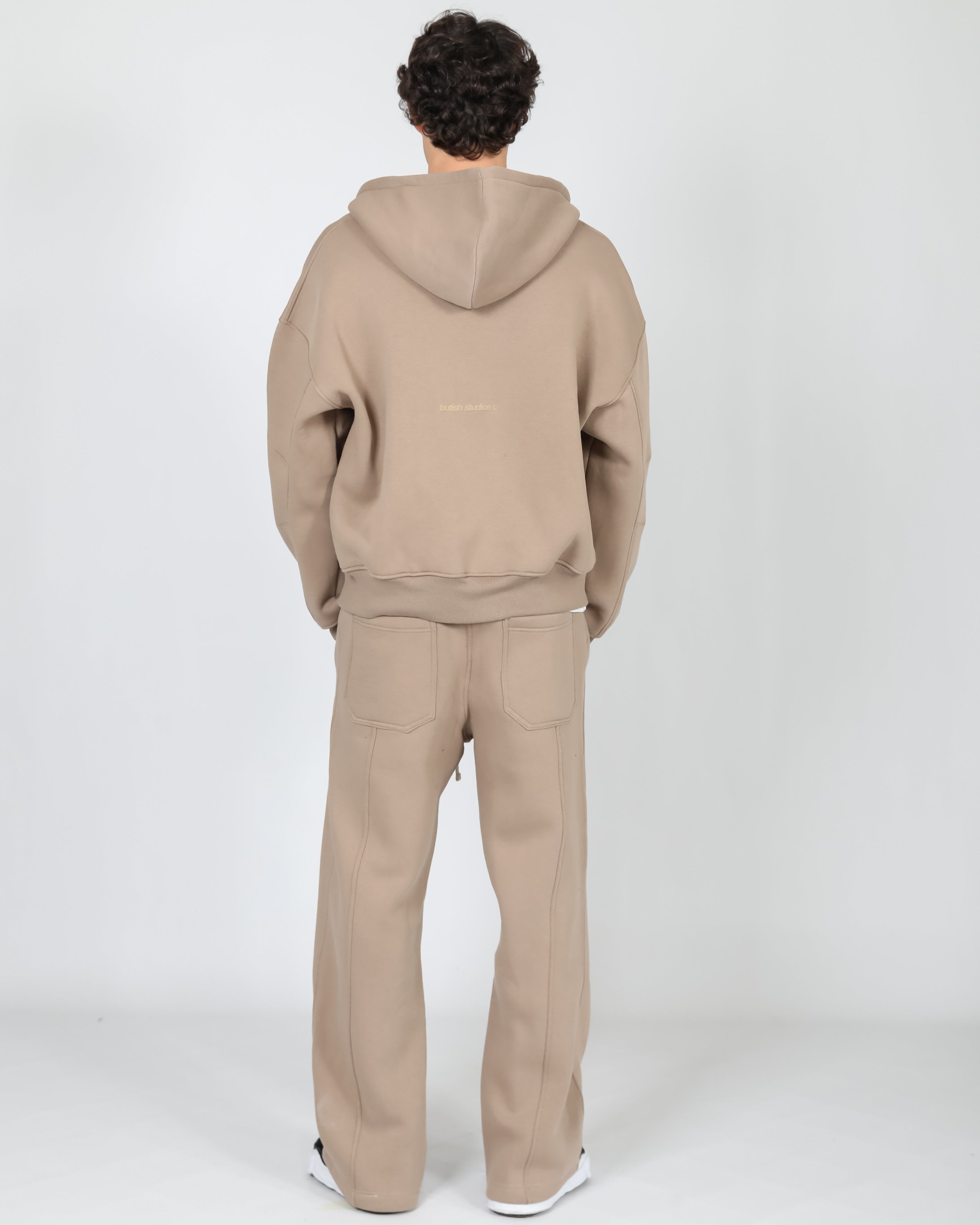 BOXY FIT BEIGE TRACKSUIT