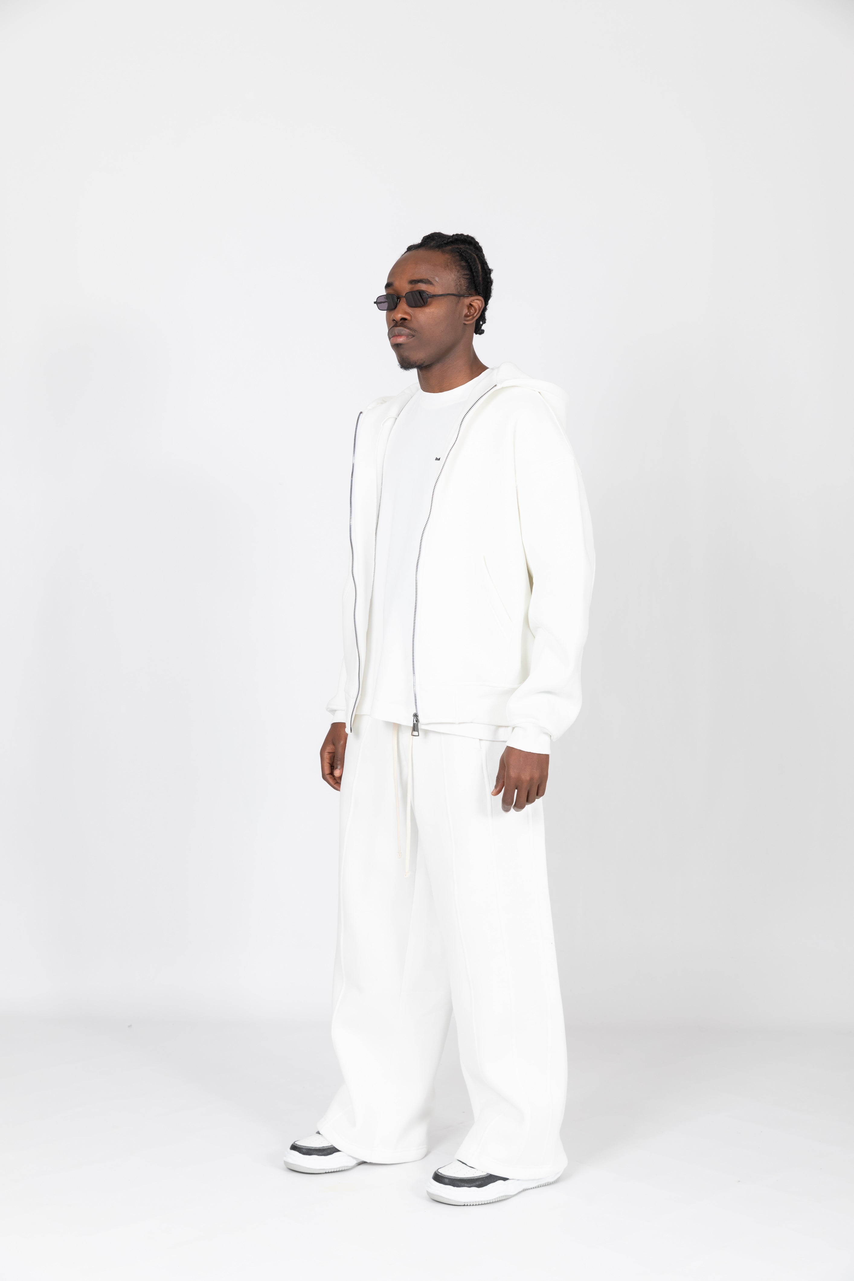CREAM BOXY FIT TRACKSUIT