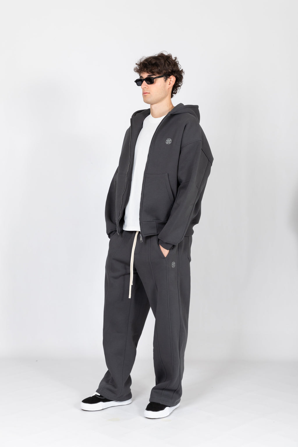TUTA GRIGIO SIDERALE BOXY FIT