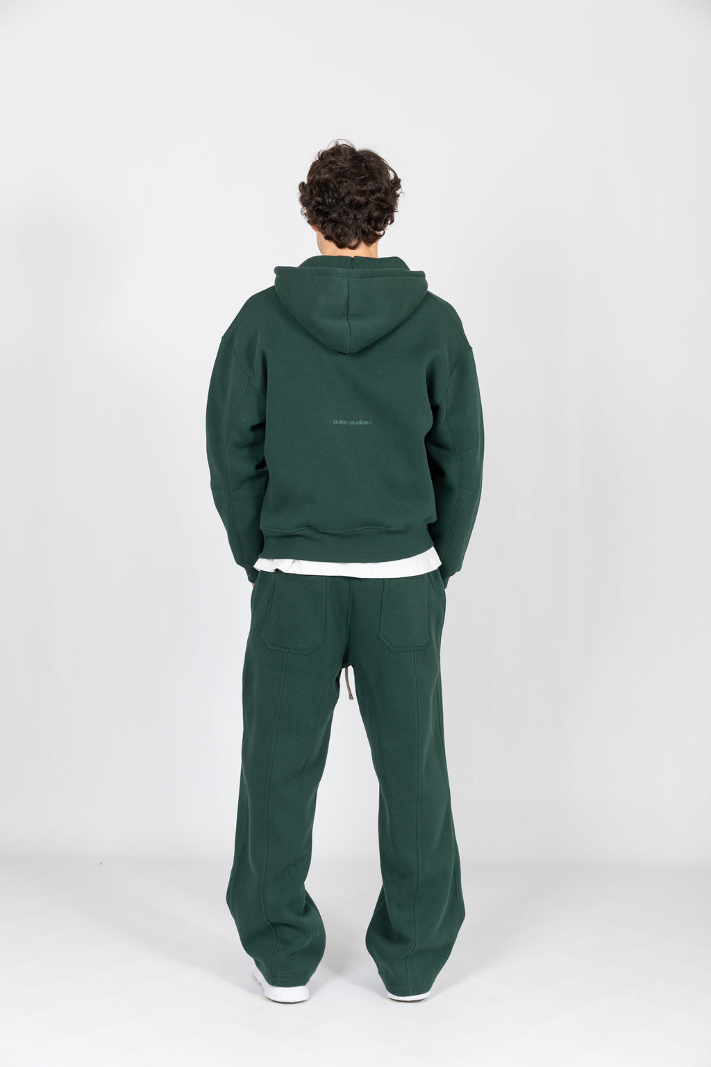 FOREST GREEN BOXY FIT TRACKSUIT