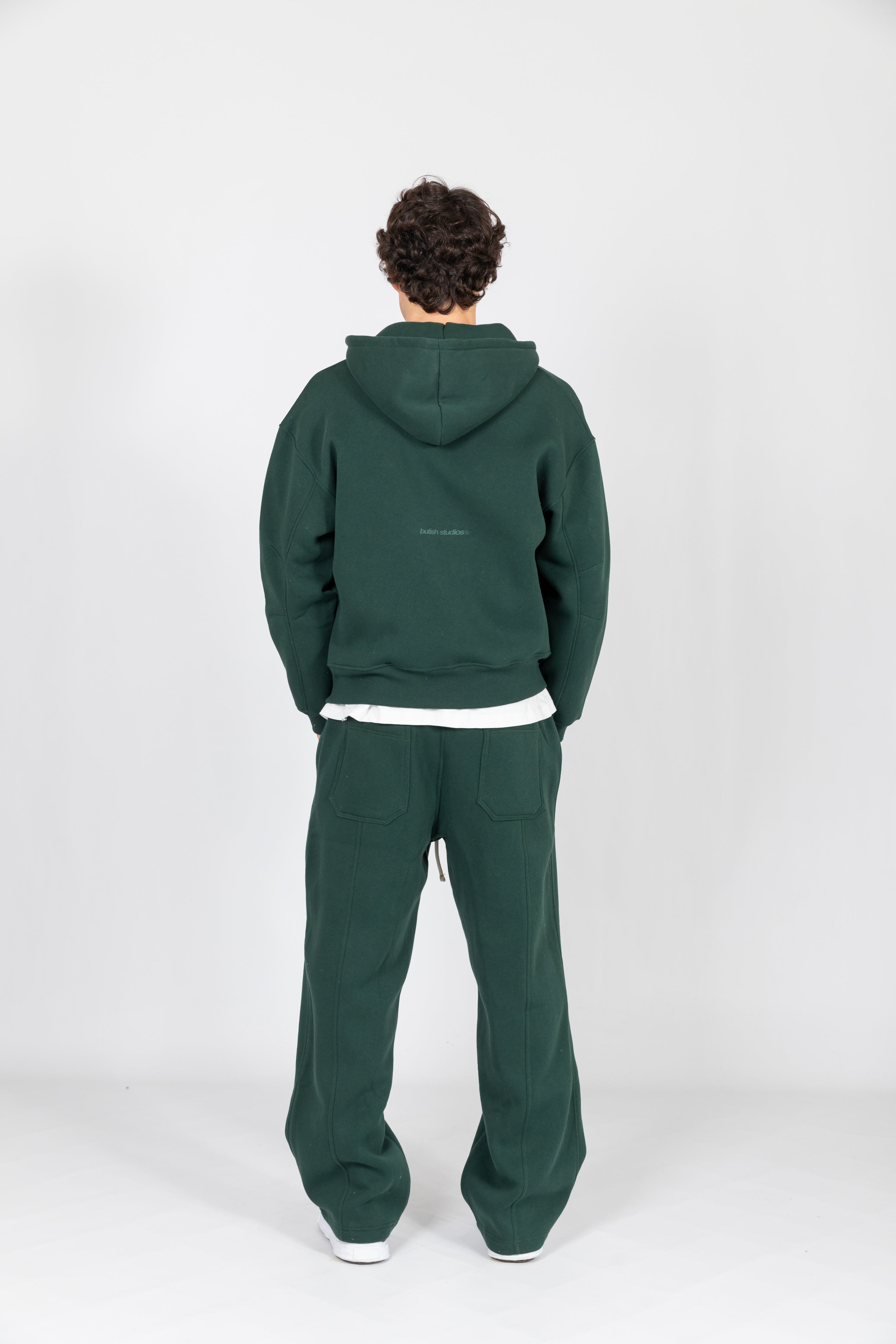 FOREST GREEN BOXY FIT TRACKSUIT