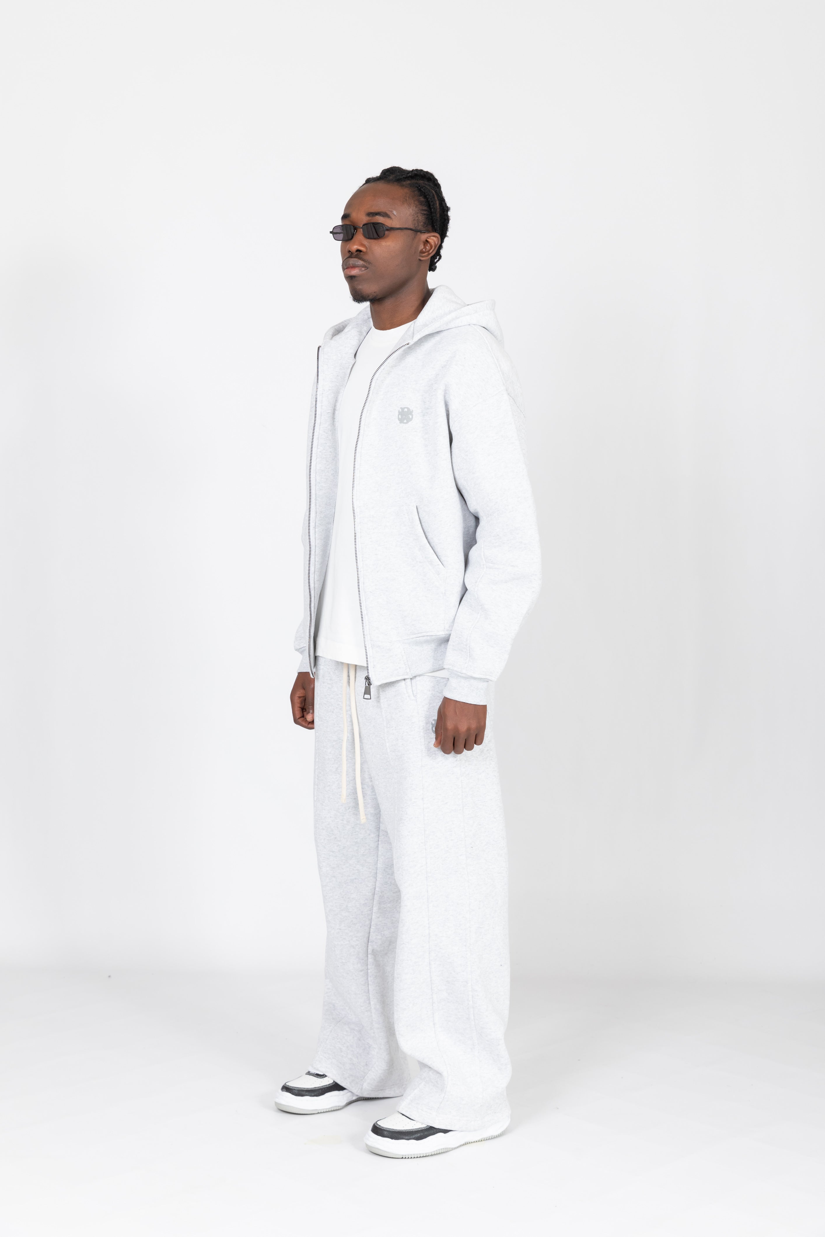 GREY BOXY FIT TRACKSUIT