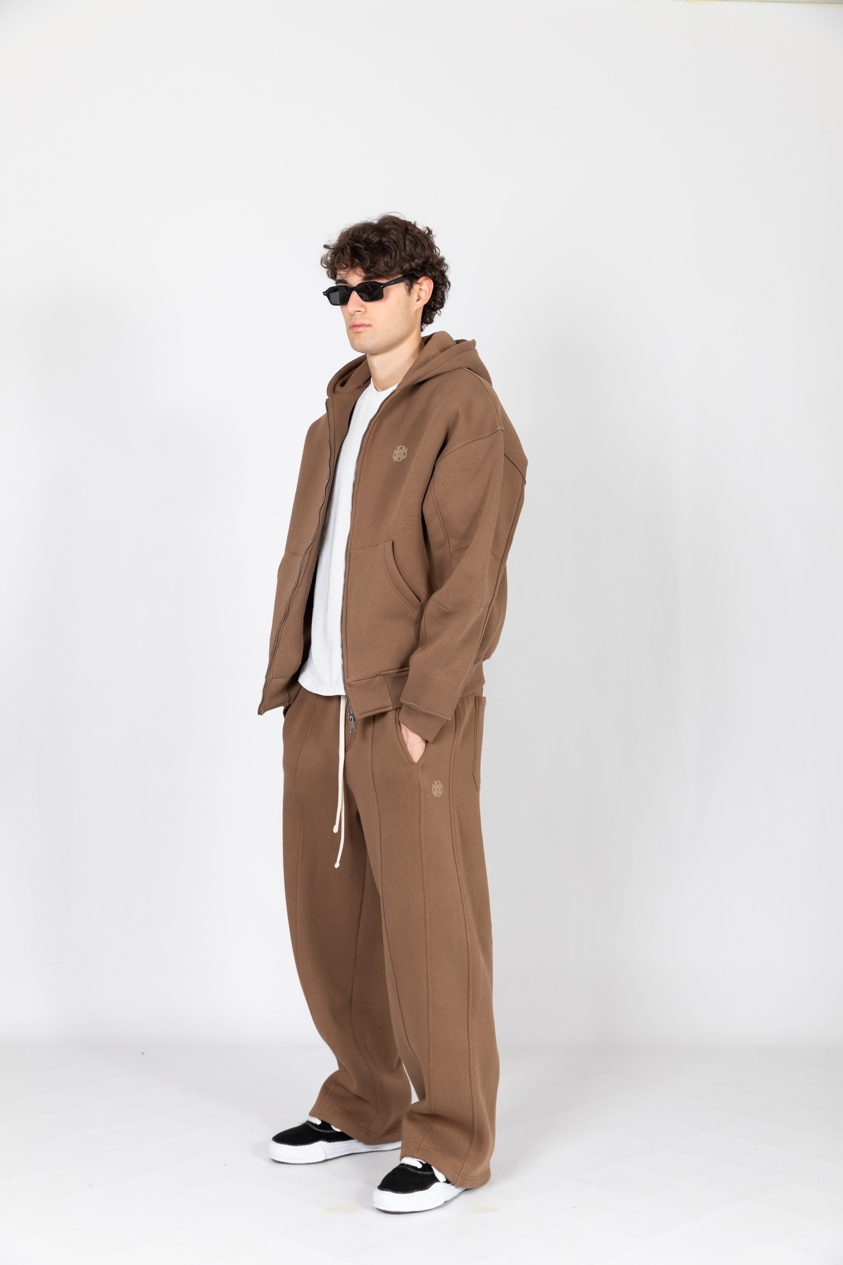 TUTA MARRONE CACAO BOXY FIT