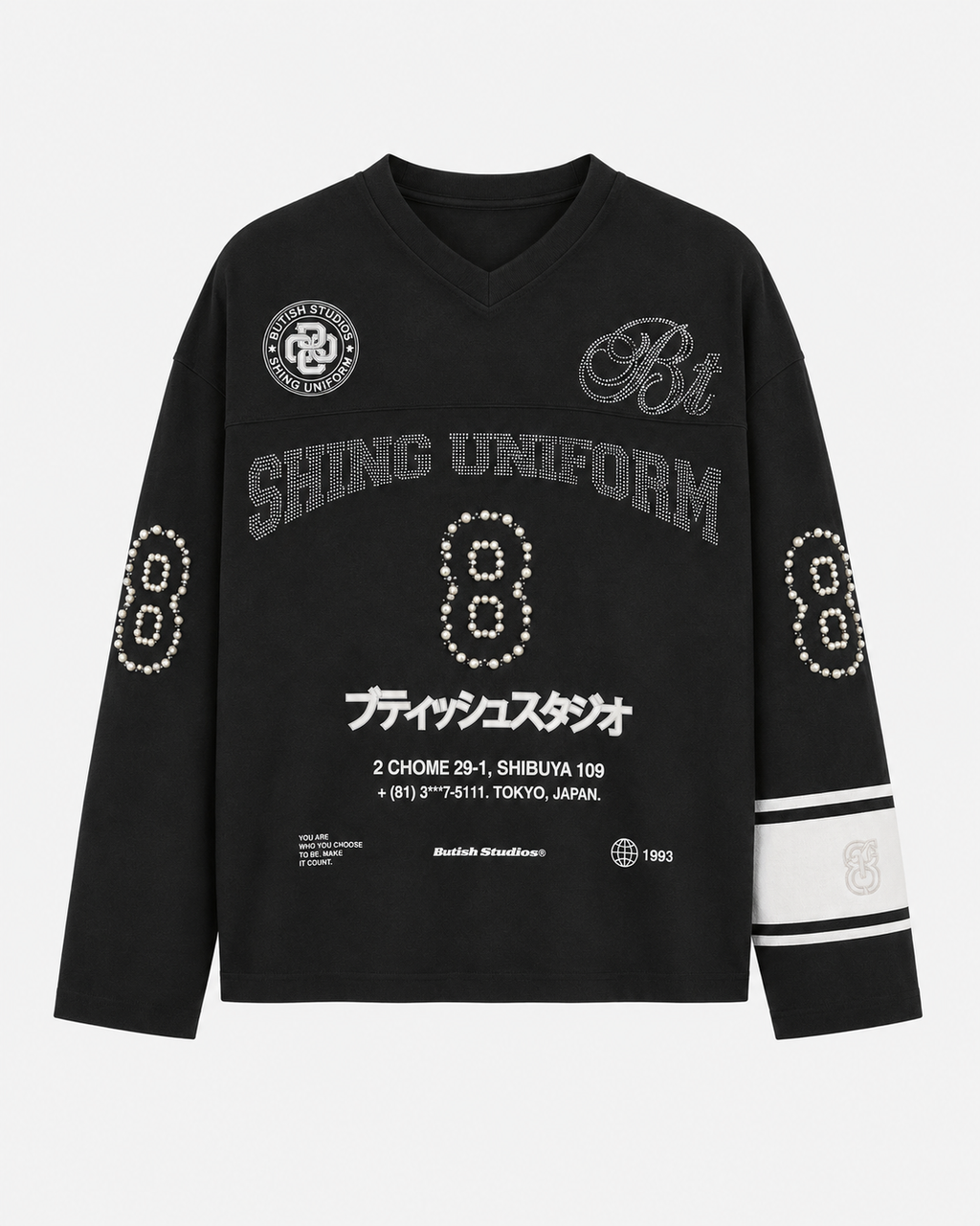 SHINING UNIFORM LONGSLEEVE - BLACK