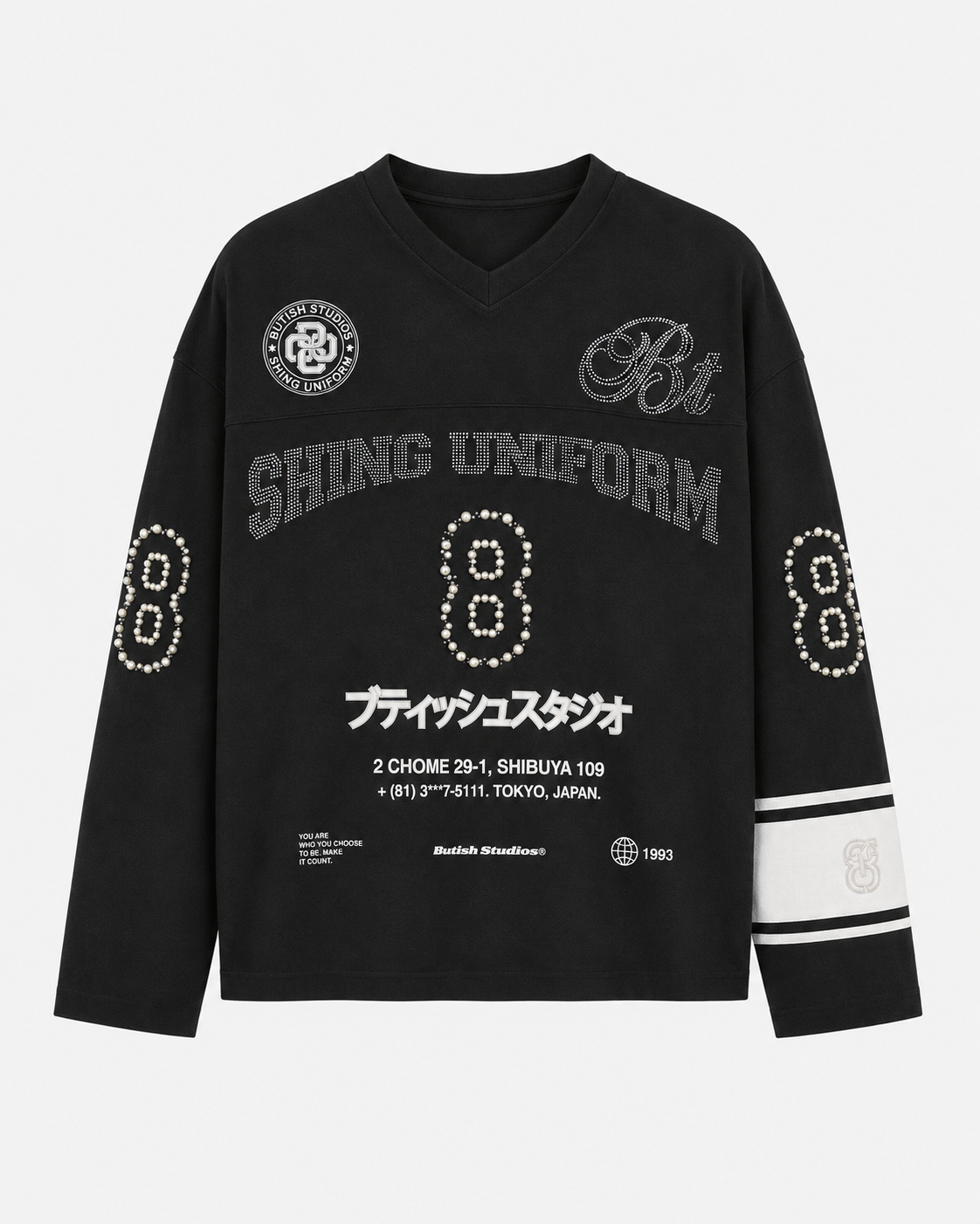 SHINING UNIFORM LONGSLEEVE - BLACK