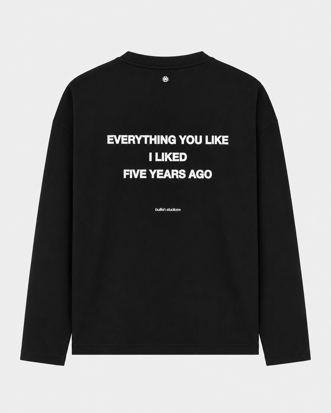 FIVE YEARS AGO BLACK LONGSLEEVE
