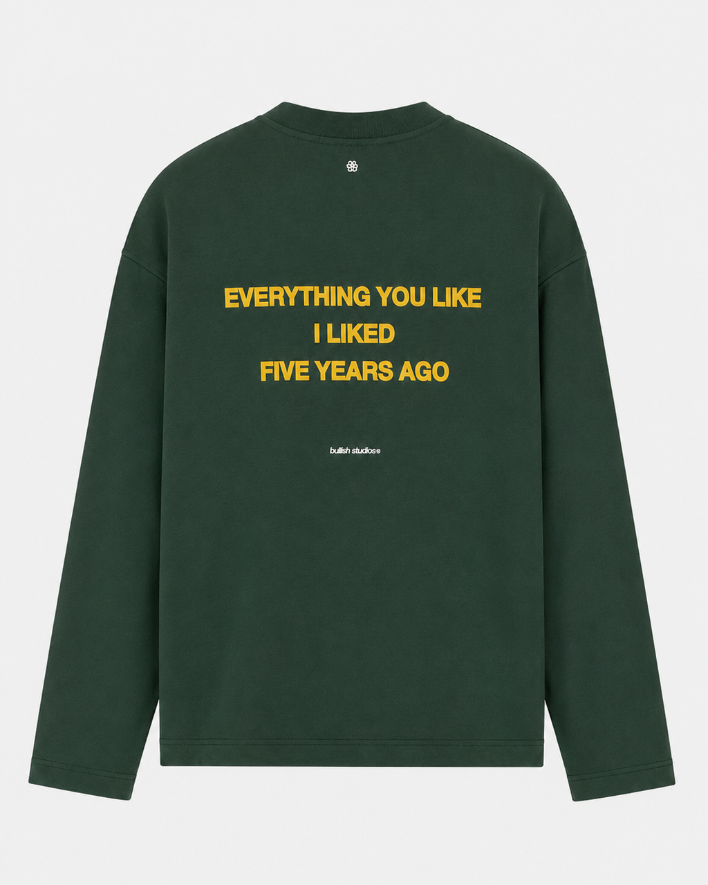 FIVE YEARS AGO GREEN LONGSLEEVE
