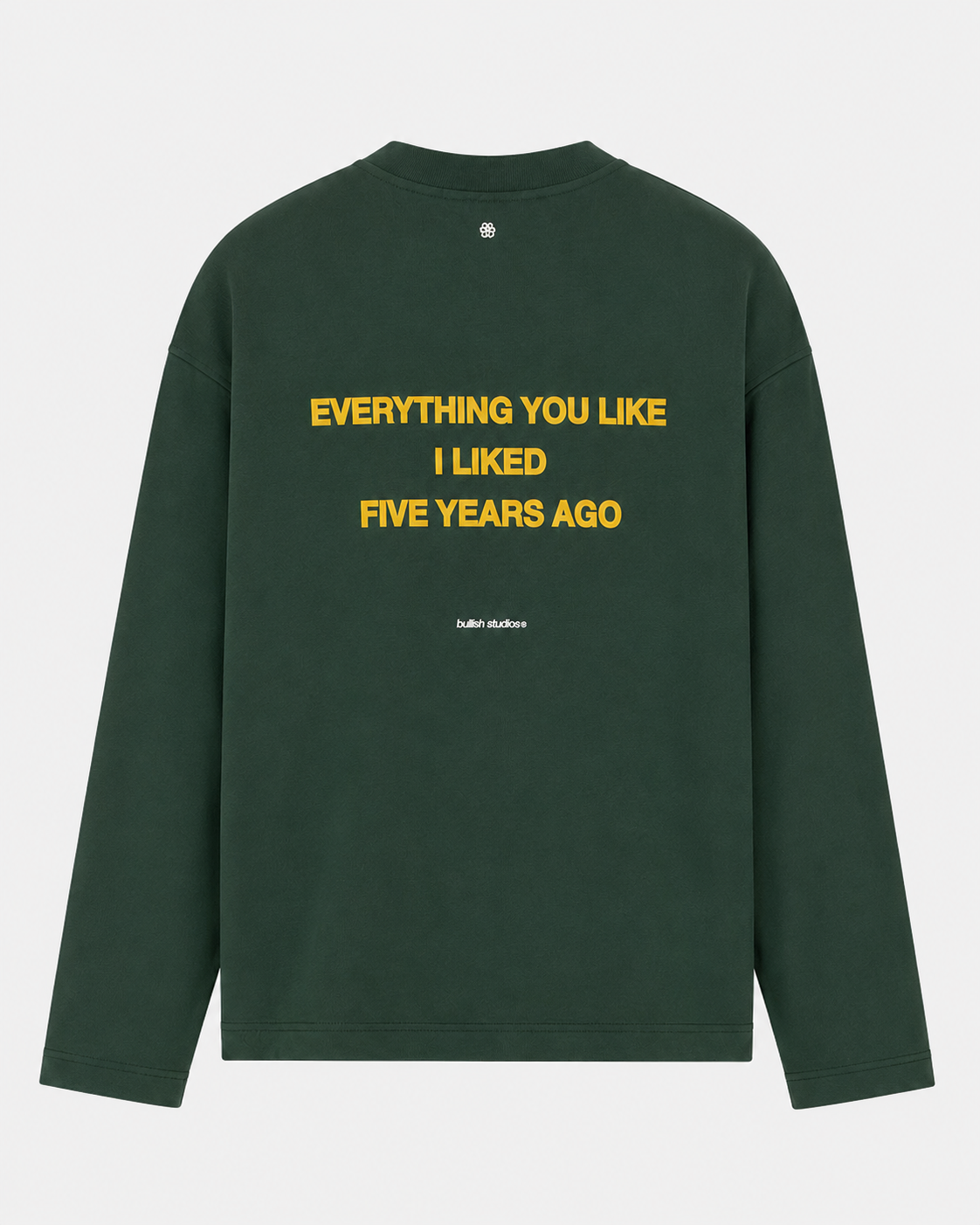 FIVE YEARS AGO GREEN LONGSLEEVE