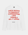 THREESOME LONGSLEEVE WHITE