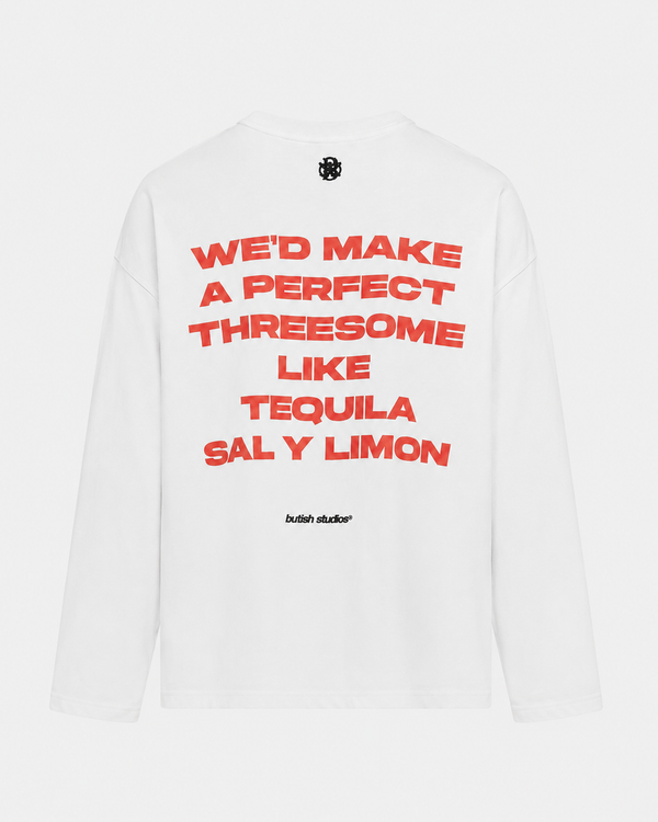 THREESOME LONGSLEEVE WHITE