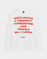 THREESOME LONGSLEEVE WHITE
