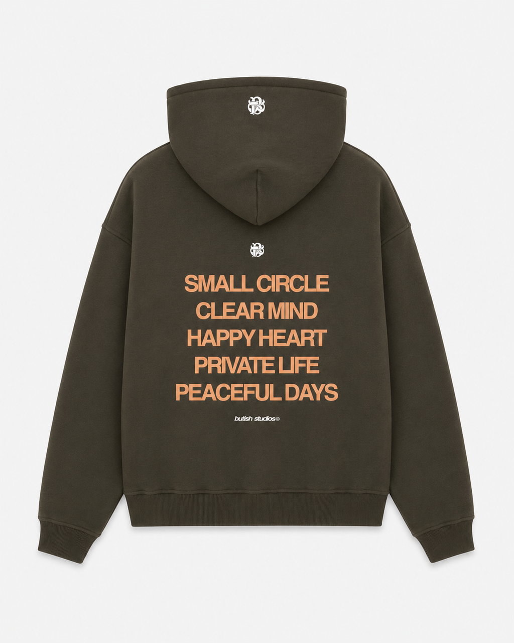 SMALL CIRCLE GREEN HOODIE