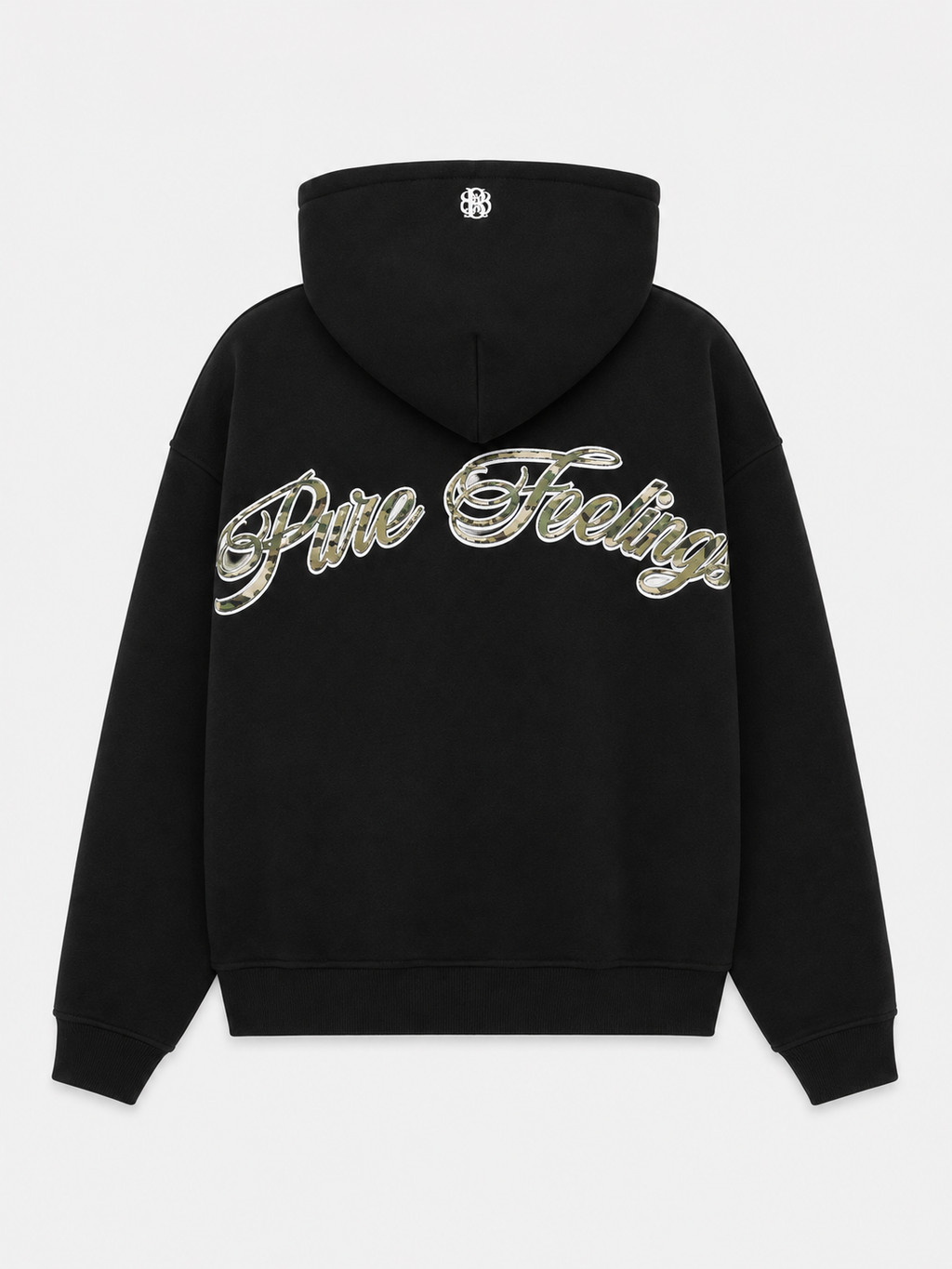 PURE FEELINGS BLACK HOODIE