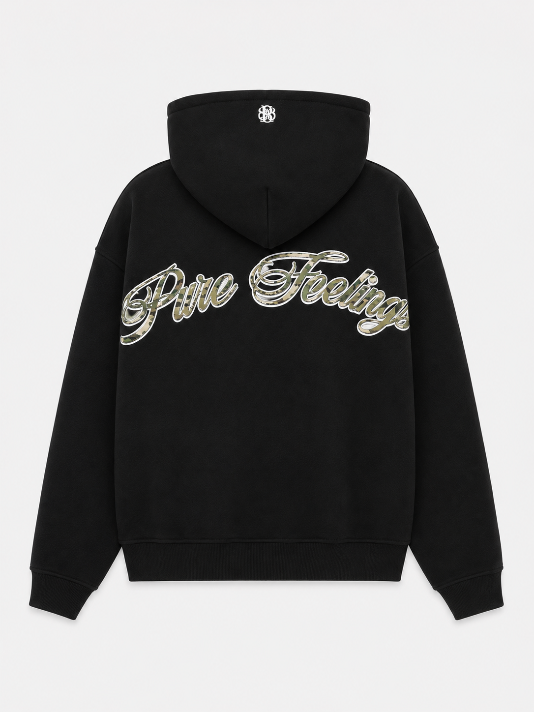 PURE FEELINGS BLACK HOODIE