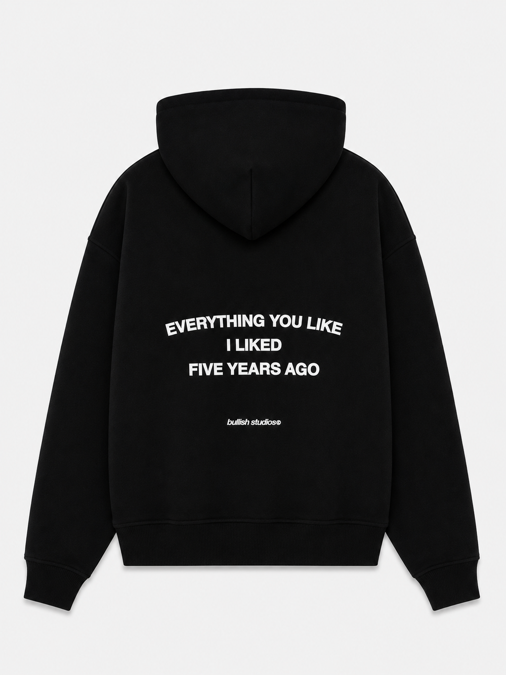 FIVE YEARS AGO BLACK HOODIE