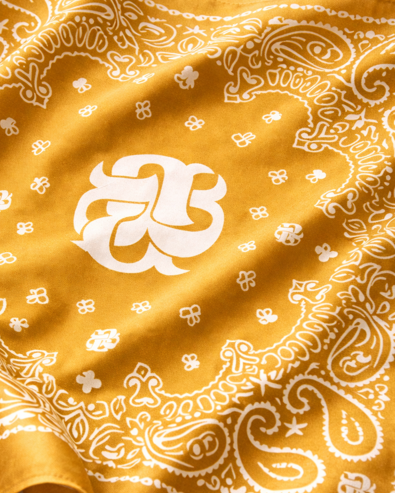 FOULARD PAISLEY YELLOW