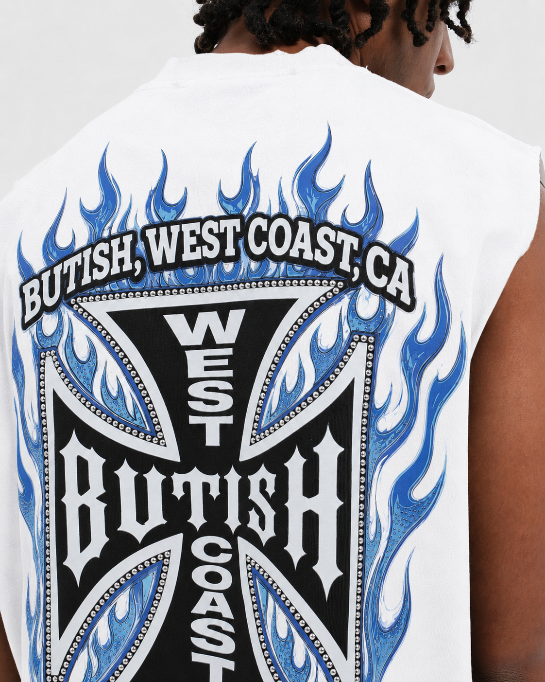 BAD CHOPPERS TANK WHITE