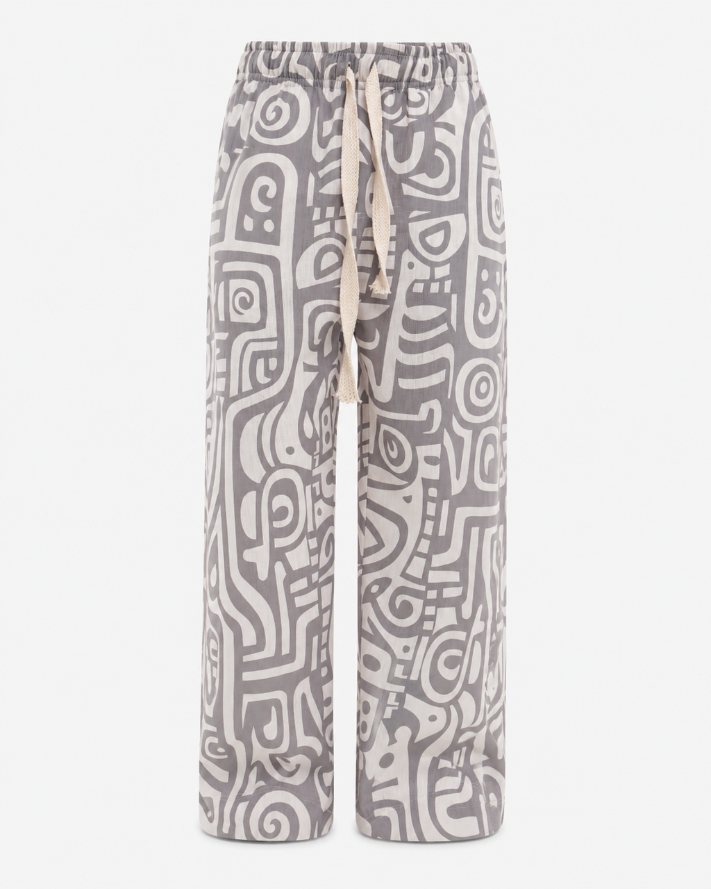 MAORI GREY LOOSE PANTS