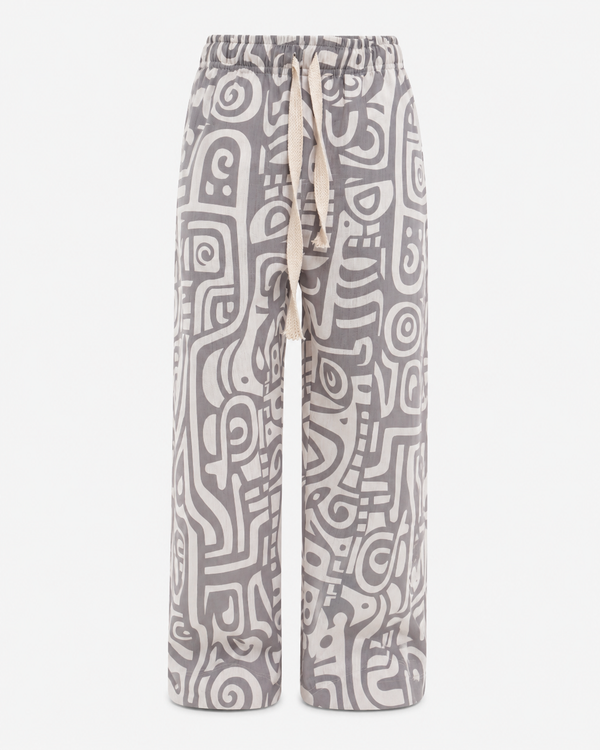 MAORI GREY LOOSE PANTS