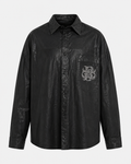 VARNISH WASH SHIRT BLACK