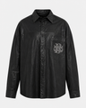 VARNISH WASH SHIRT BLACK