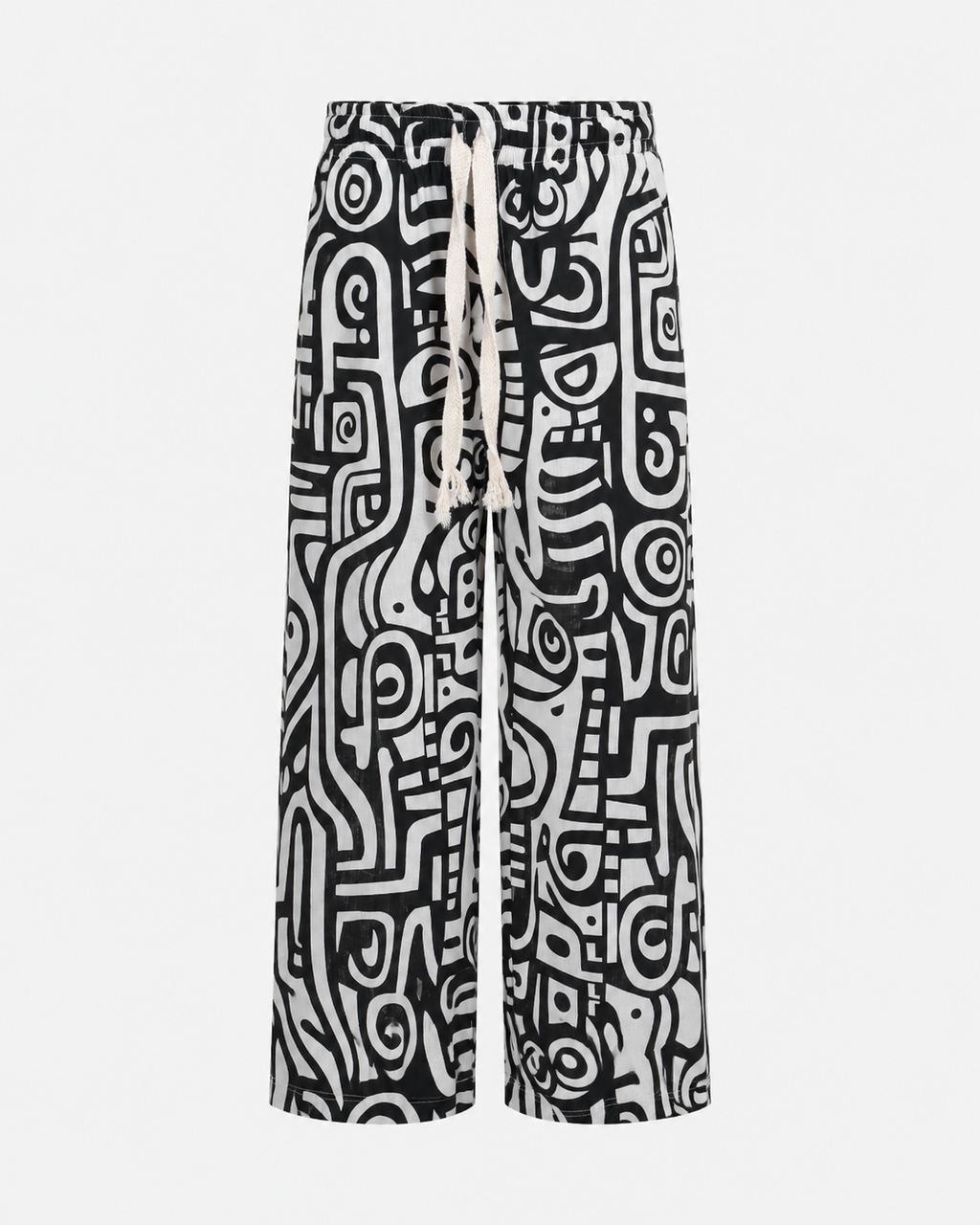 MAORI BLACK LOOSE PANTS