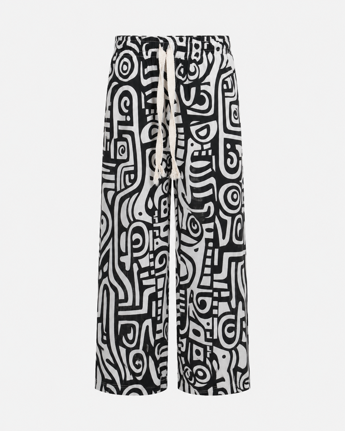 MAORI BLACK LOOSE PANTS