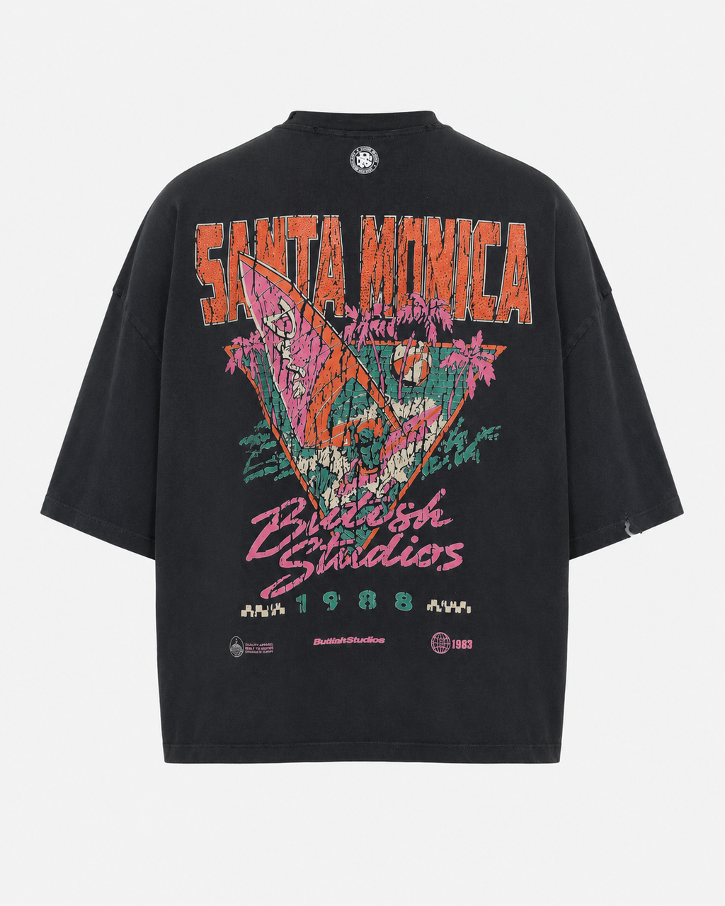 SANTA MONICA TEE BLACK