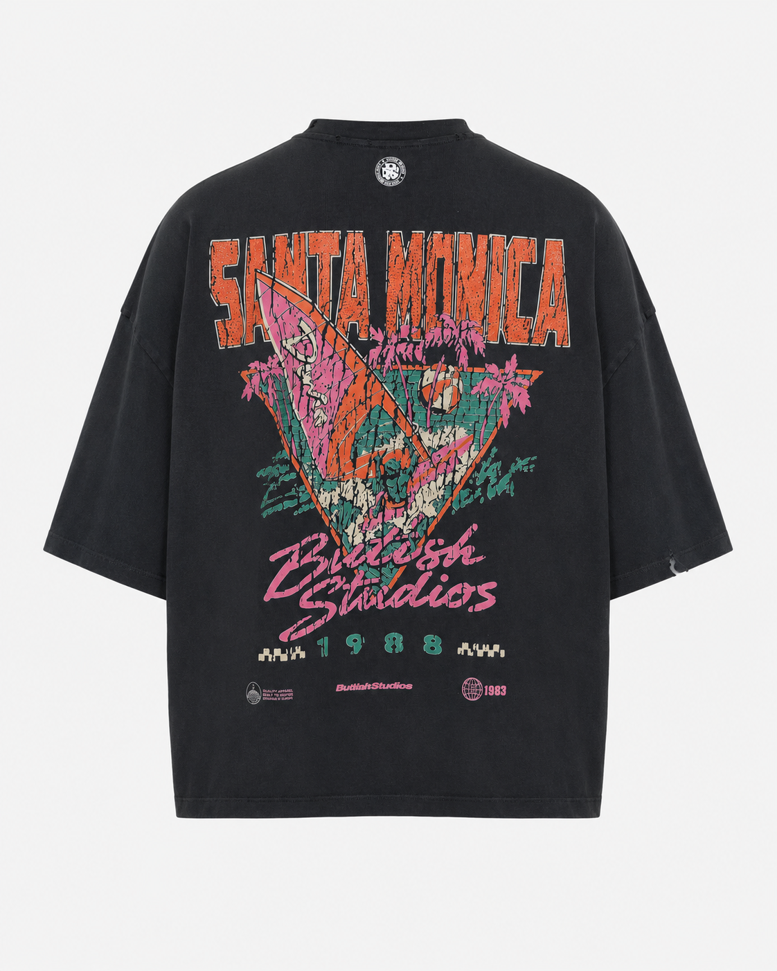 SANTA MONICA TEE BLACK
