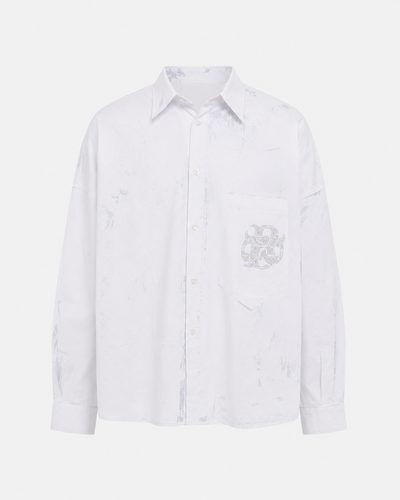 VARNISH WASH SHIRT WHITE