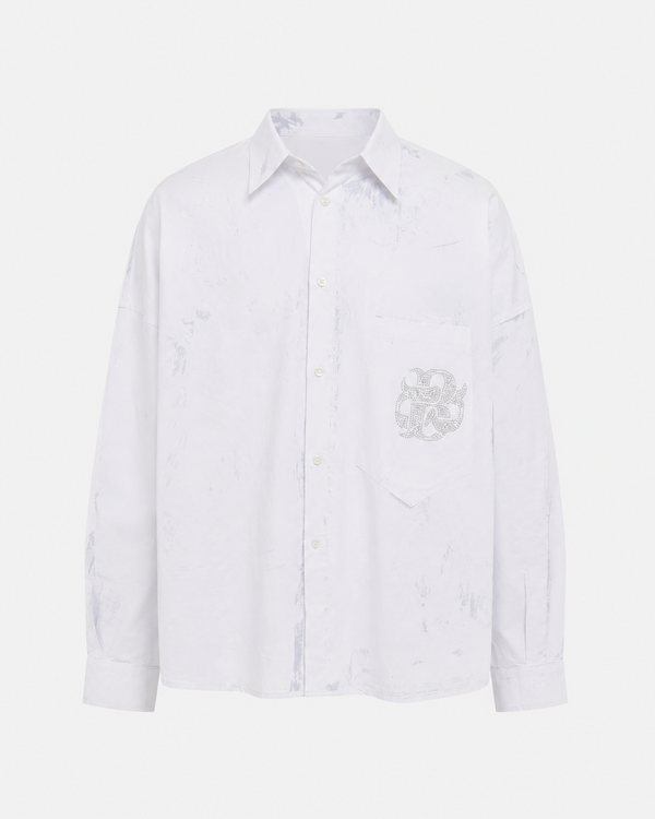 VARNISH WASH SHIRT WHITE