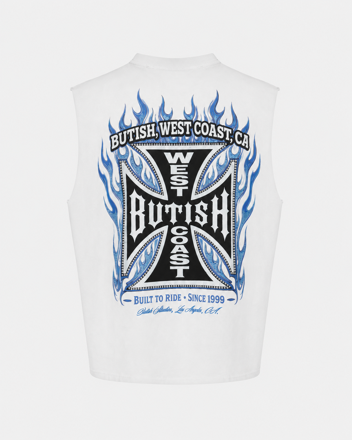 BAD CHOPPERS TANK WHITE