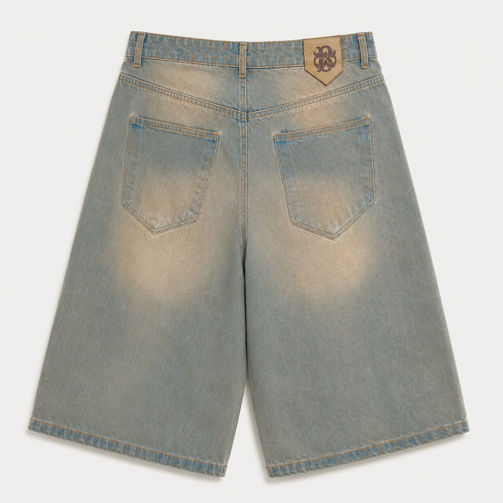 SHORE WASH DENIM JORTS