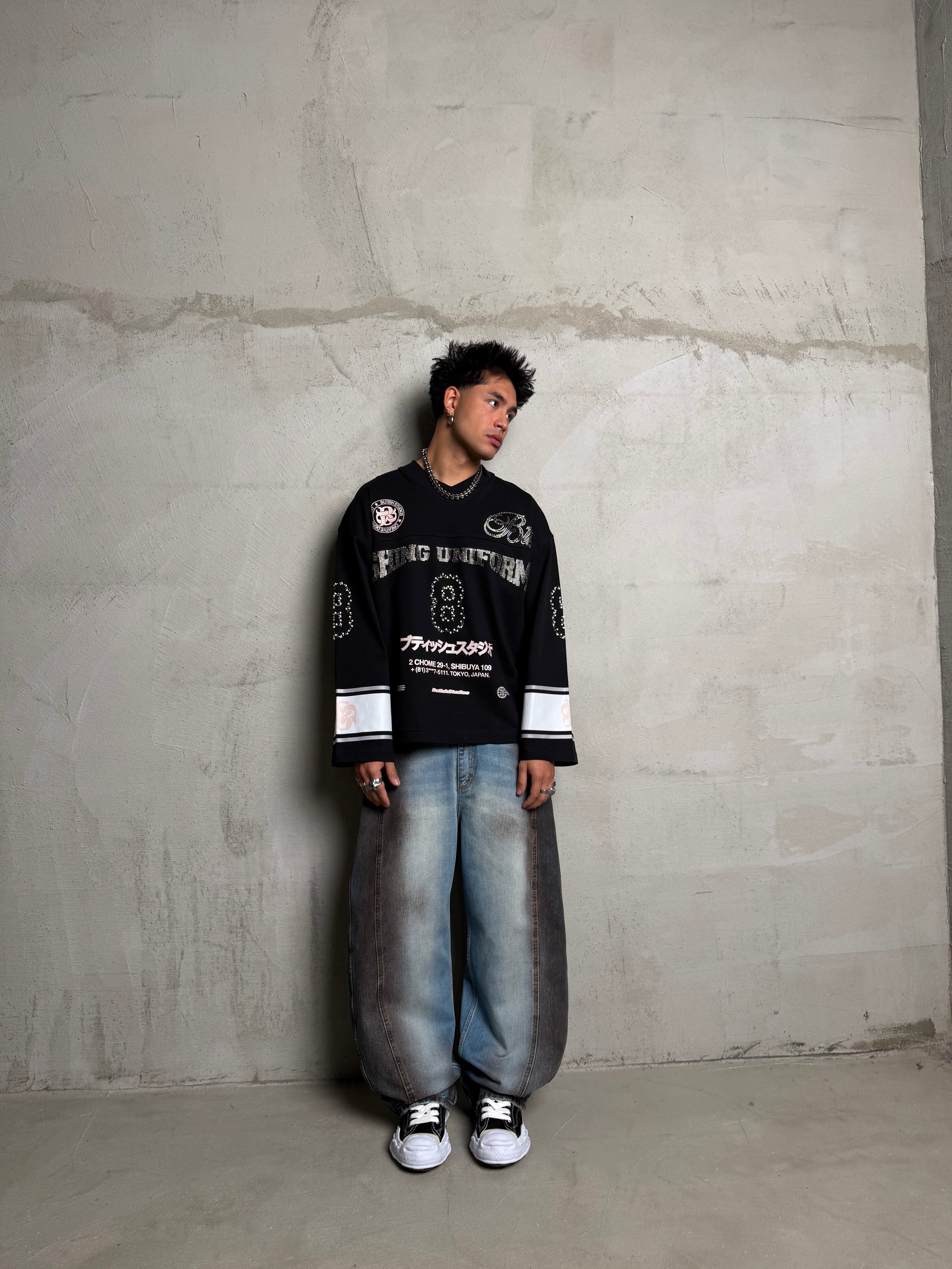 SHINING UNIFORM LONGSLEEVE - BLACK