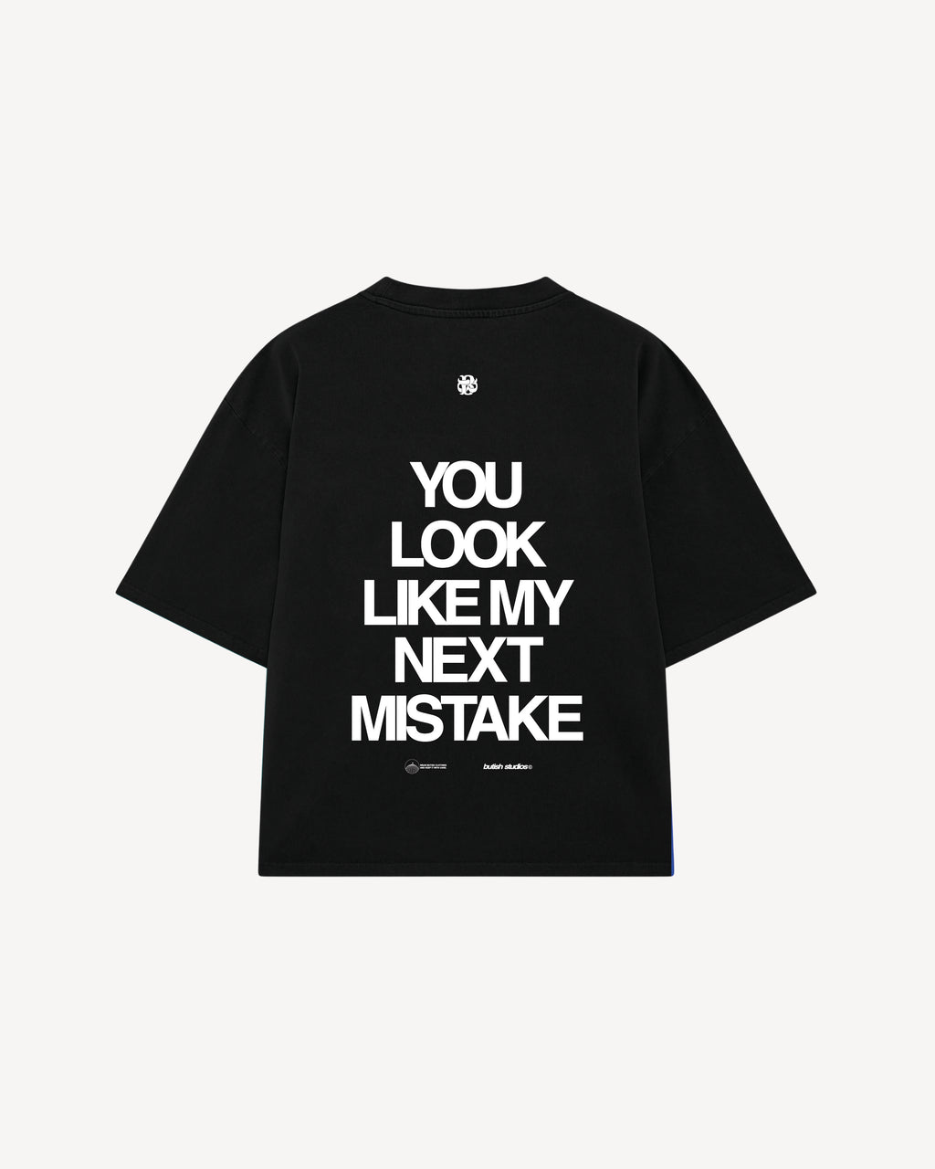 NEXT MISTAKE BLACK TEE